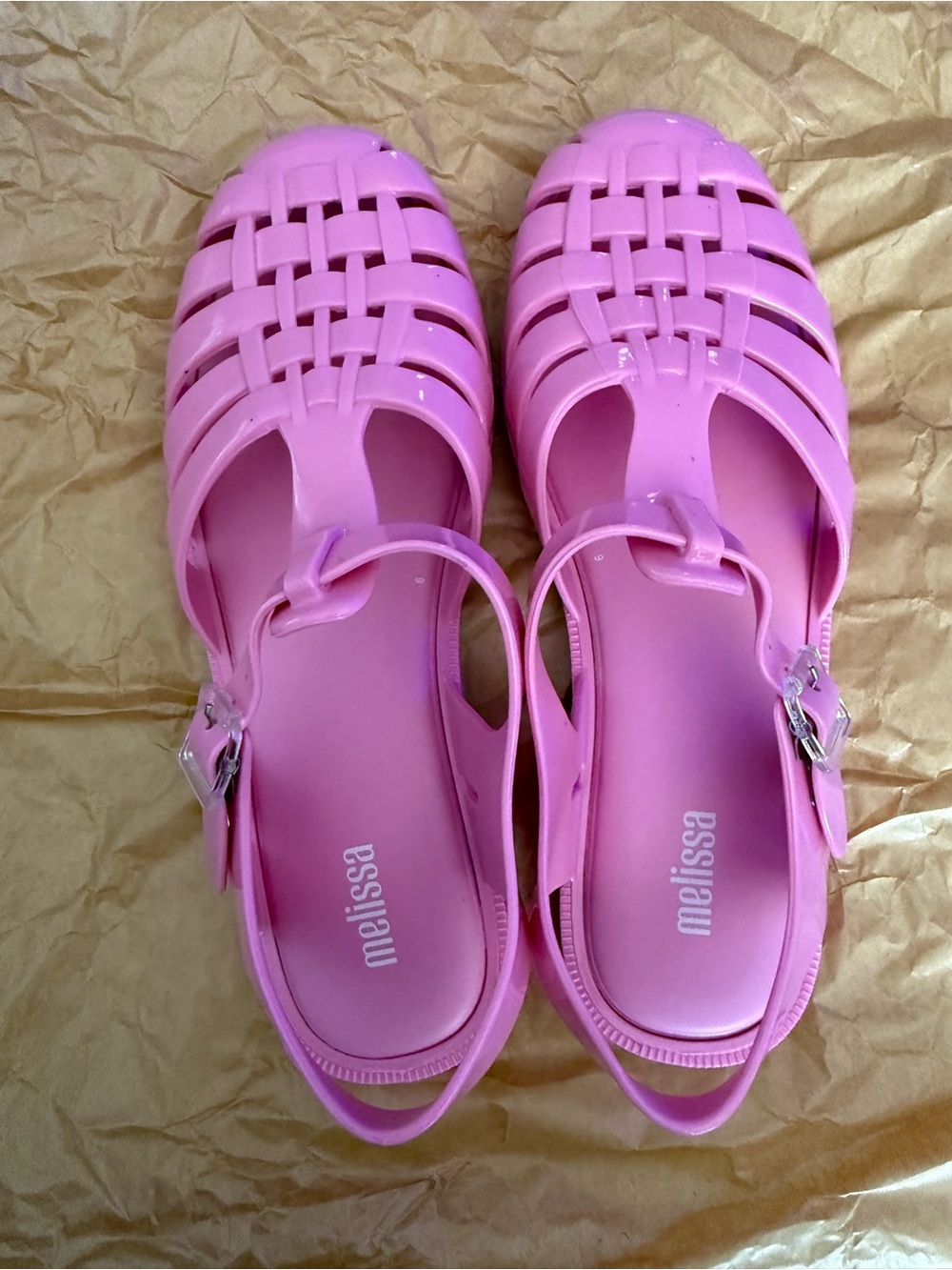 Melissa OG Possession in Gloss Pink - Jelly  Sandals